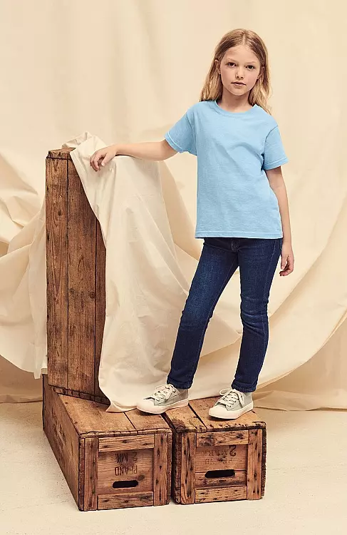 Дитяча легка футболка FRUIT OF THE LOOM KIDS ORIGINAL T